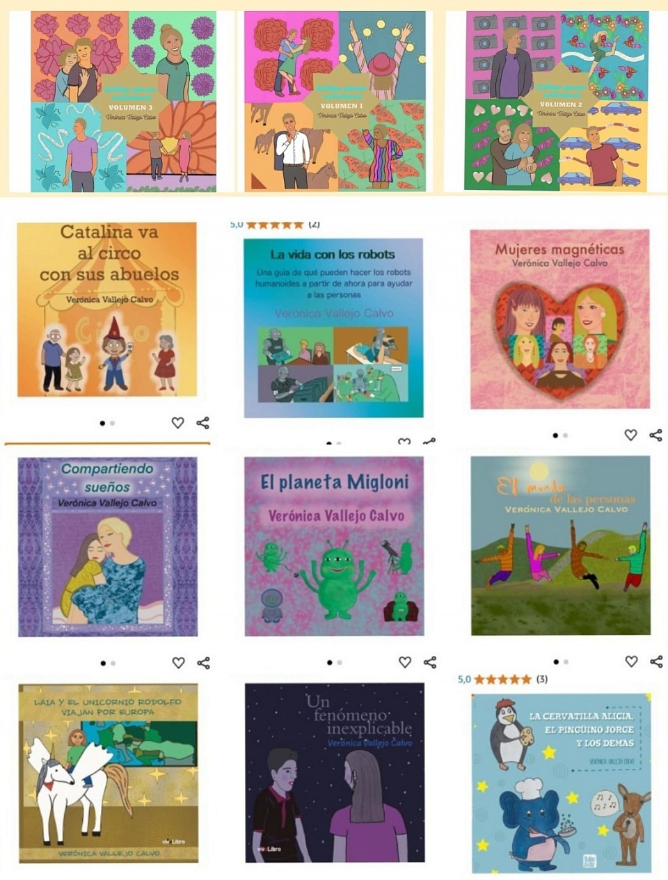 Mis libros infantiles y mis libros de colorear